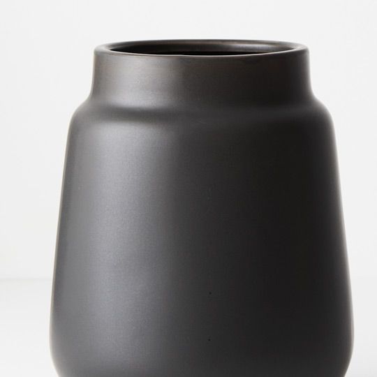 2 x Vase Paquita Black (FI9098BK)