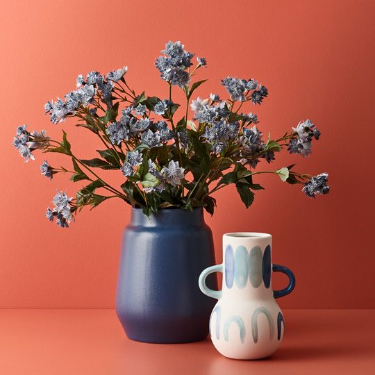 2 x Vase Paquita Indigo (FI9098DGO)