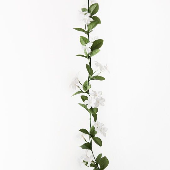 12 x Stephanotis Garland Green White 170cml (FI9168GW)