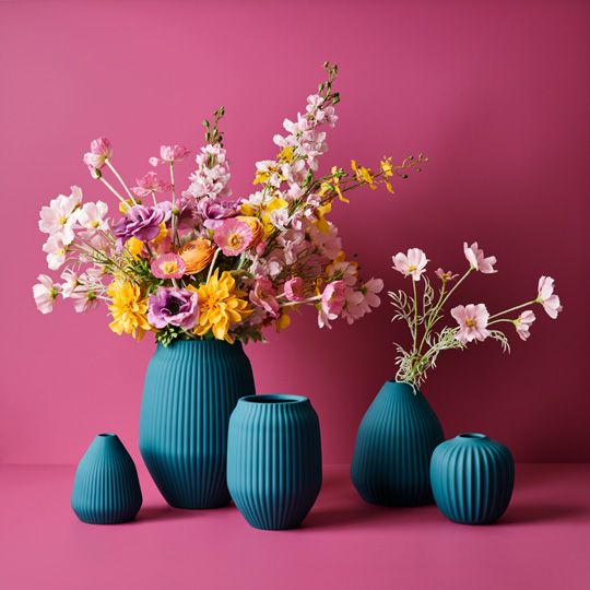 2 x Vase Taza Peacock (FI9246PC)