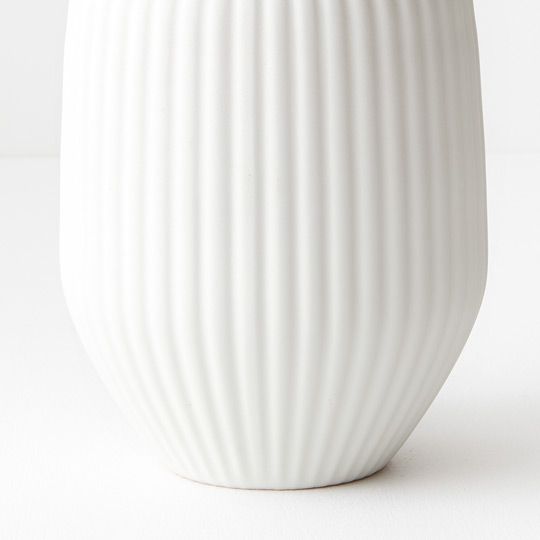 2 x Vase Taza White (FI9247WH)