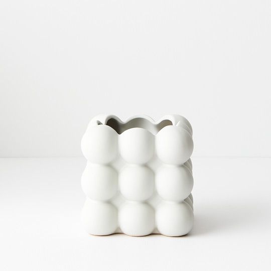 2 x Vase Bubblo White (FI9353WH)