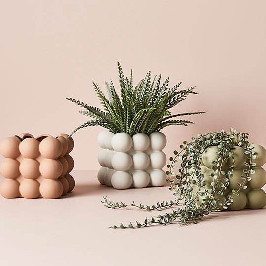 2 x Vase Bubblo White (FI9353WH)