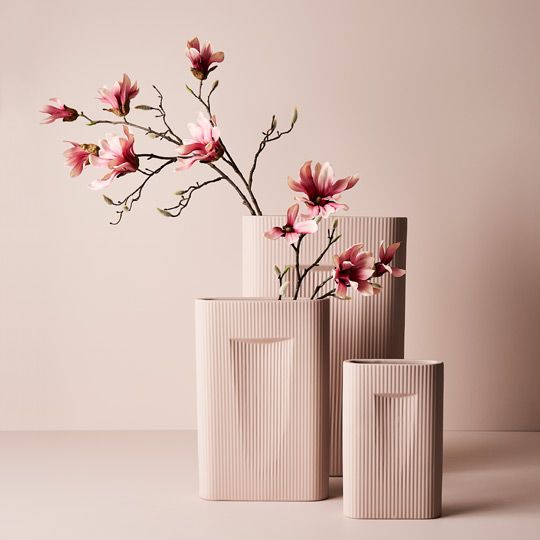 2 x Vase Sable Light Pink (FI9354LP)