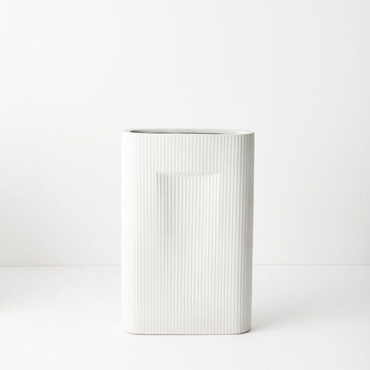 2 x Vase Sable White (FI9355WH)