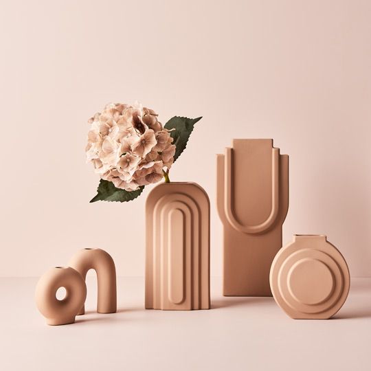 2 x Vase Pamella Nude (FI9352NU)