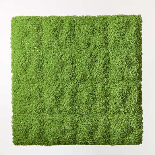 2 x Moss Vertical Garden (UV) Green 100cml x 100cmw (FI9624GR)