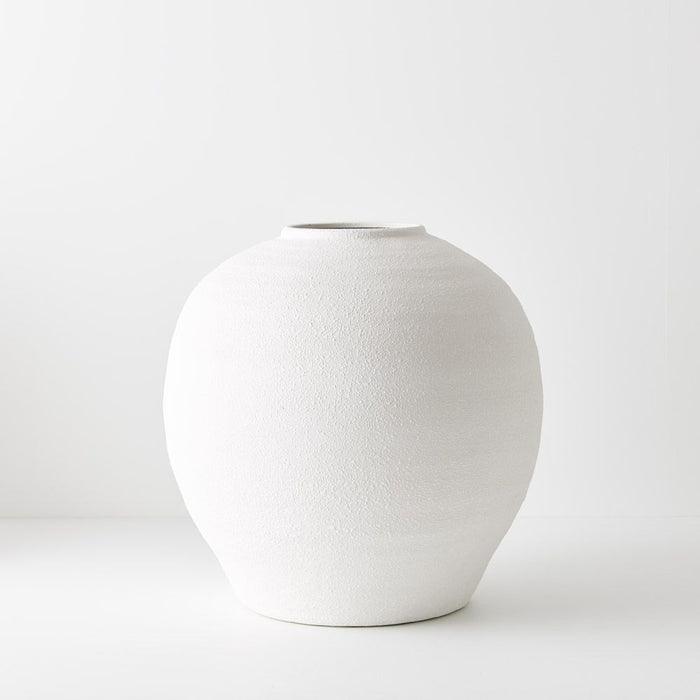 Baila Pot - White, 38cmh x 37cmd