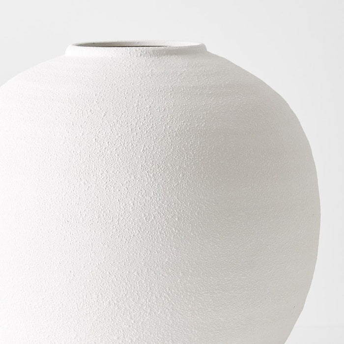 Baila Pot - White, 38cmh x 37cmd