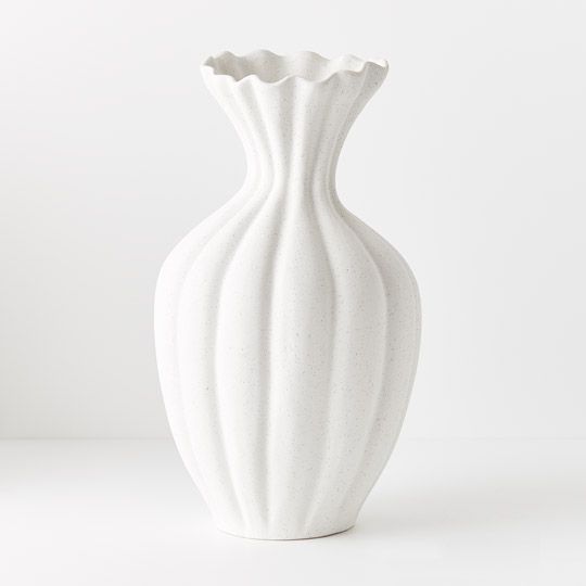 2 x Vase Basma White (FI9611WH)