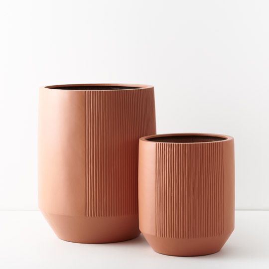 Pot Dune Franco (Set of 2) Terracotta (FI9714TC)