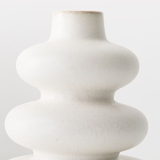 2 x Vase Villy White (FI10066WH)