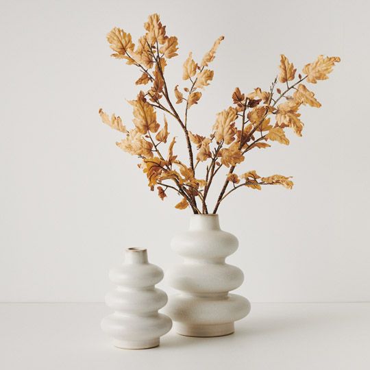 2 x Vase Villy White (FI10066WH)