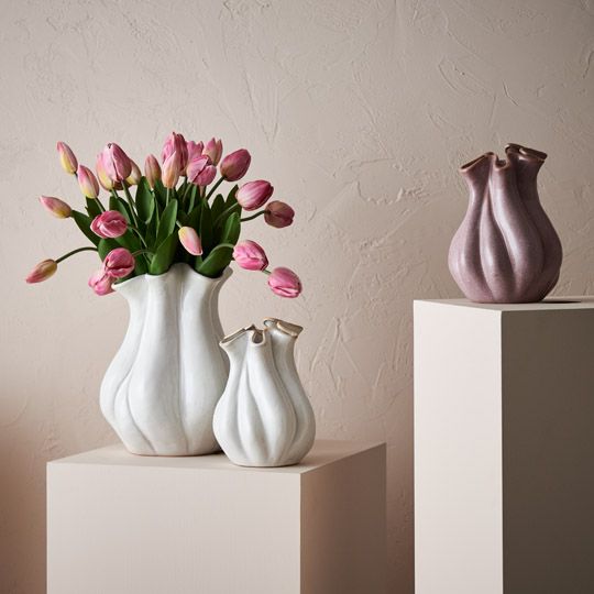 2 x Vase Annabella White (FI10047WH)