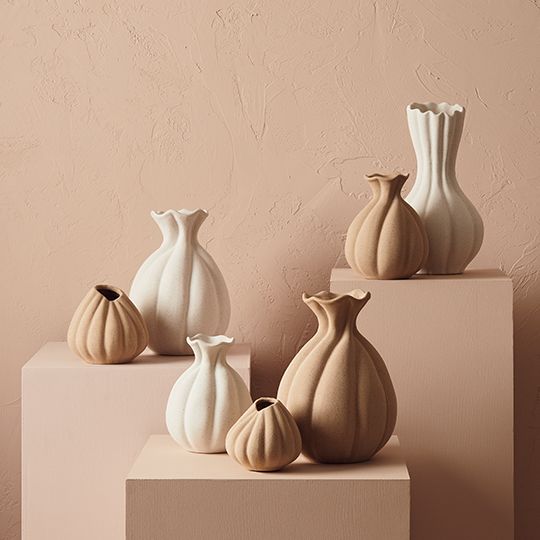 2 x Vase Hana Sand (FI10127SD)