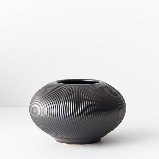 2 x Vase Suki Black (FI10110BK)