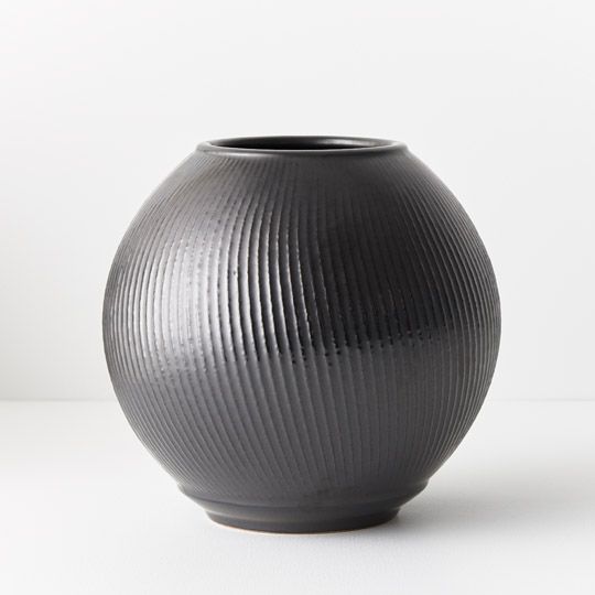 2 x Vase Suki Black (FI10111BK)