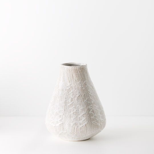 2 x Vase Odera White (FI10112WH)