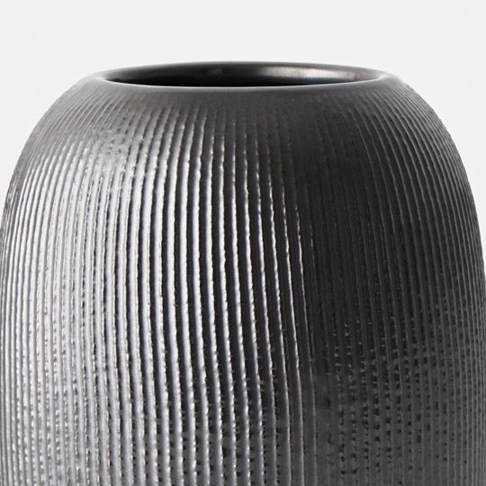 2 x Vase Suki Black (FI10109BK)