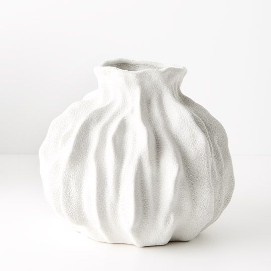 2 x Vase Reef White (FI10106WH)