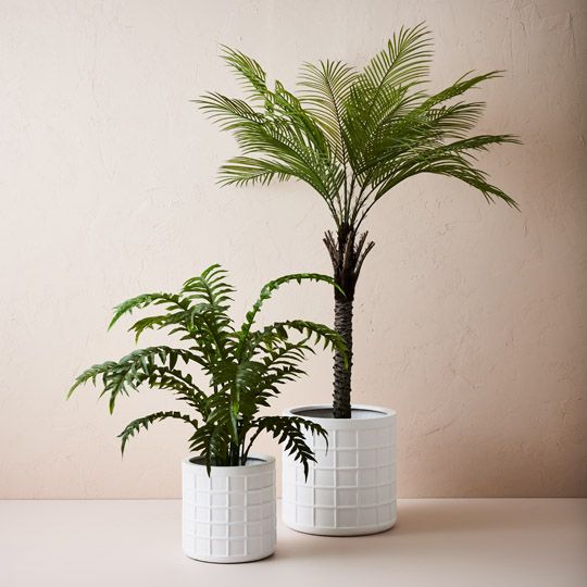 Pot Jardin (Set of 2) White (FI9956WH)