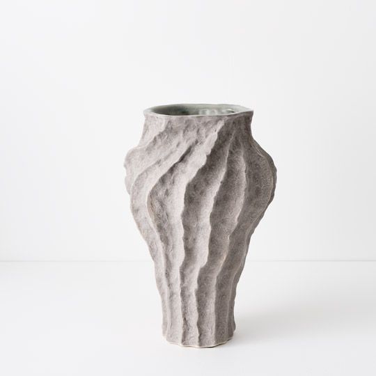 2 x Vase Evoke Oyster (FI10574OY)