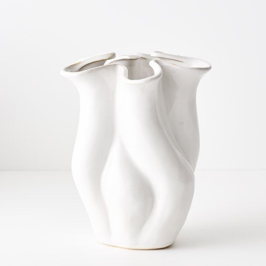 2 x Vase Neva White (FI10198WH)