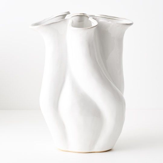 2 x Vase Neva White (FI10199WH)