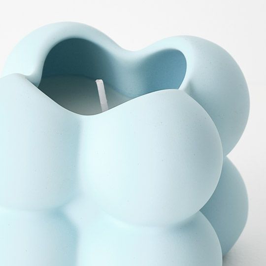 6 x Candle Bubblo Pastel Light Blue (FI10268PLB-FIG)