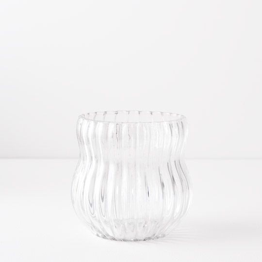 6 x Vase Cleo Bell Clear (FI9683CL)