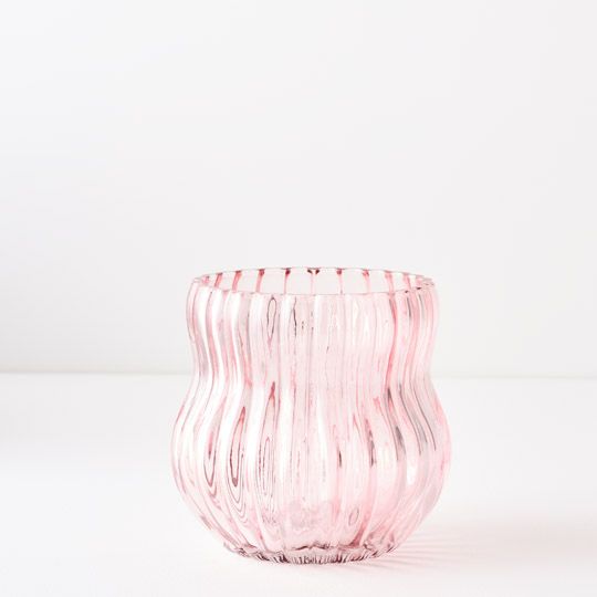 6 x Vase Cleo Bell Pink (FI9683PK)