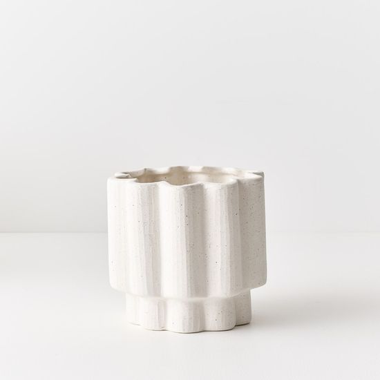 2 x Gustel Pot - White