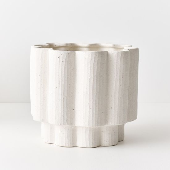 2 x Gustel Pot - White