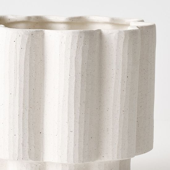2 x Gustel Pot - White