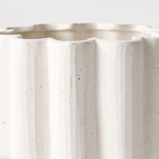2 x Gustel Pot - White