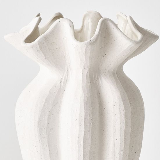 2 x Gustel Vase - White