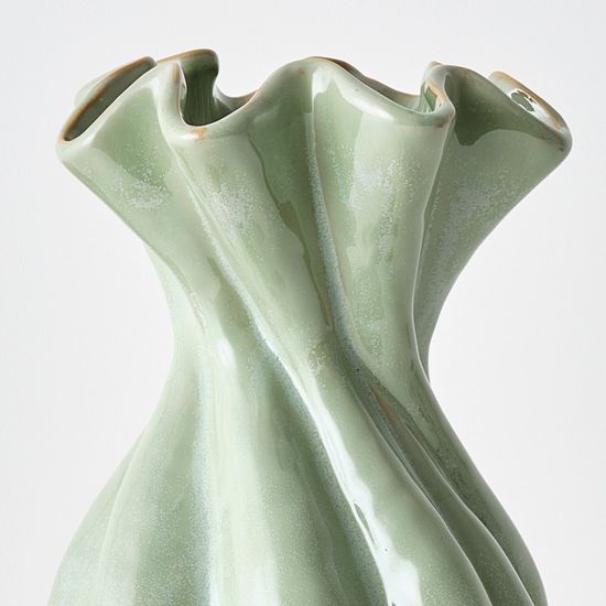 2 x Gustel Twist Vase - Pickle