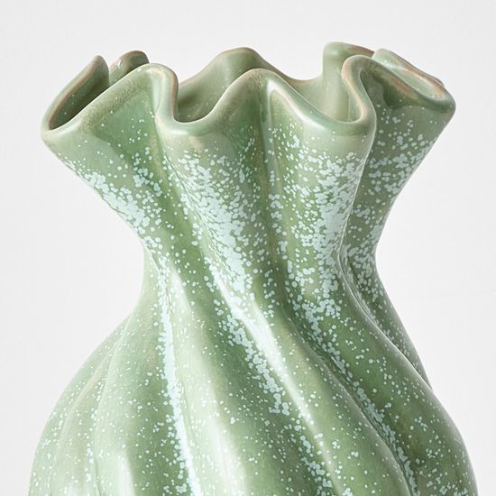 2 x Gustel Twist Vase - Pickle