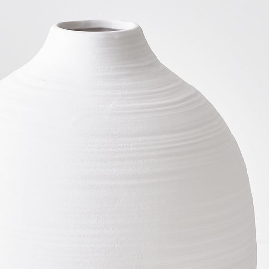 2 x Pot Runiki - White