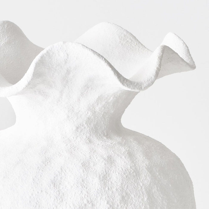 Namoli Vase - White, 24cmh x 19cmd