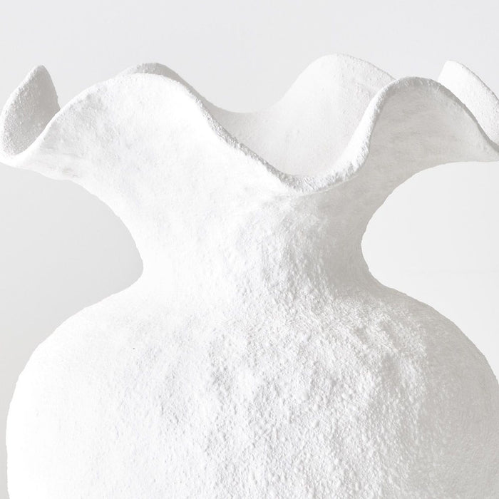 Namoli Vase - White, 30cmh x 23cmd