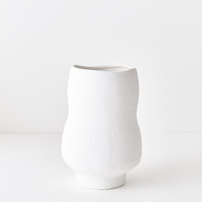 Landon Pot - White, 30cmh x 20cmd