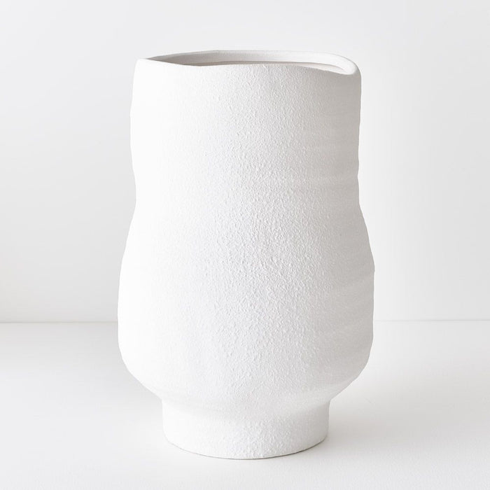 Landon Pot - White, 40cmh x 27cmd