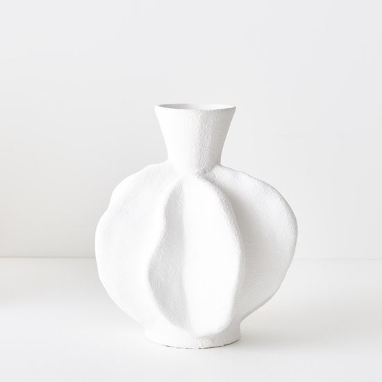 2 x Vase Sayaka - White