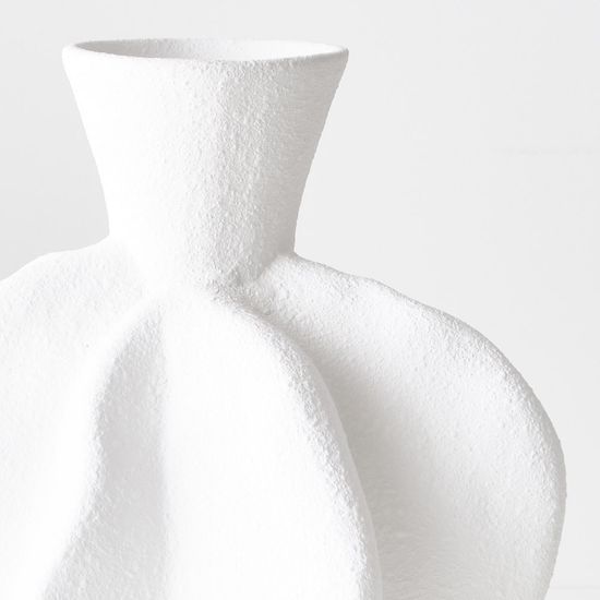 2 x Vase Sayaka - White
