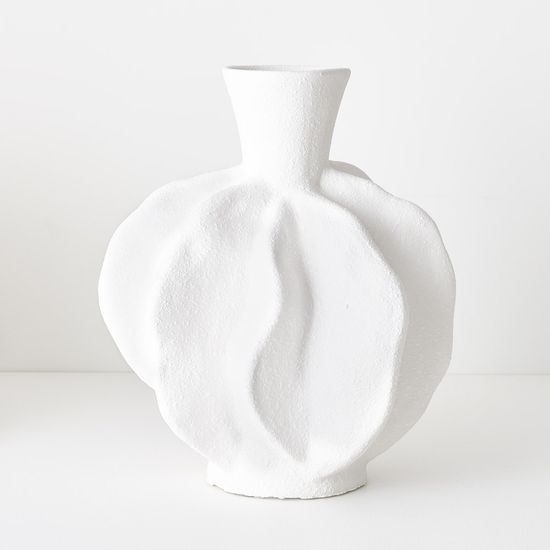 2 x Vase Sayaka - White