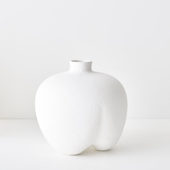 2 x Vase Cheeki - White