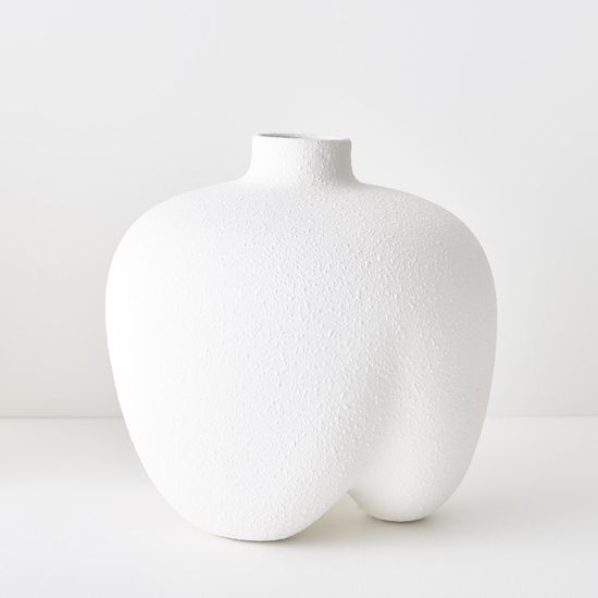 2 x Vase Cheeki - White