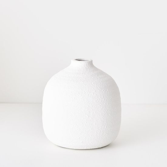 2 x Vase Bowie - White