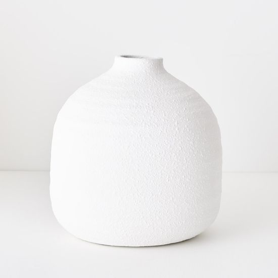 2 x Vase Bowie - White